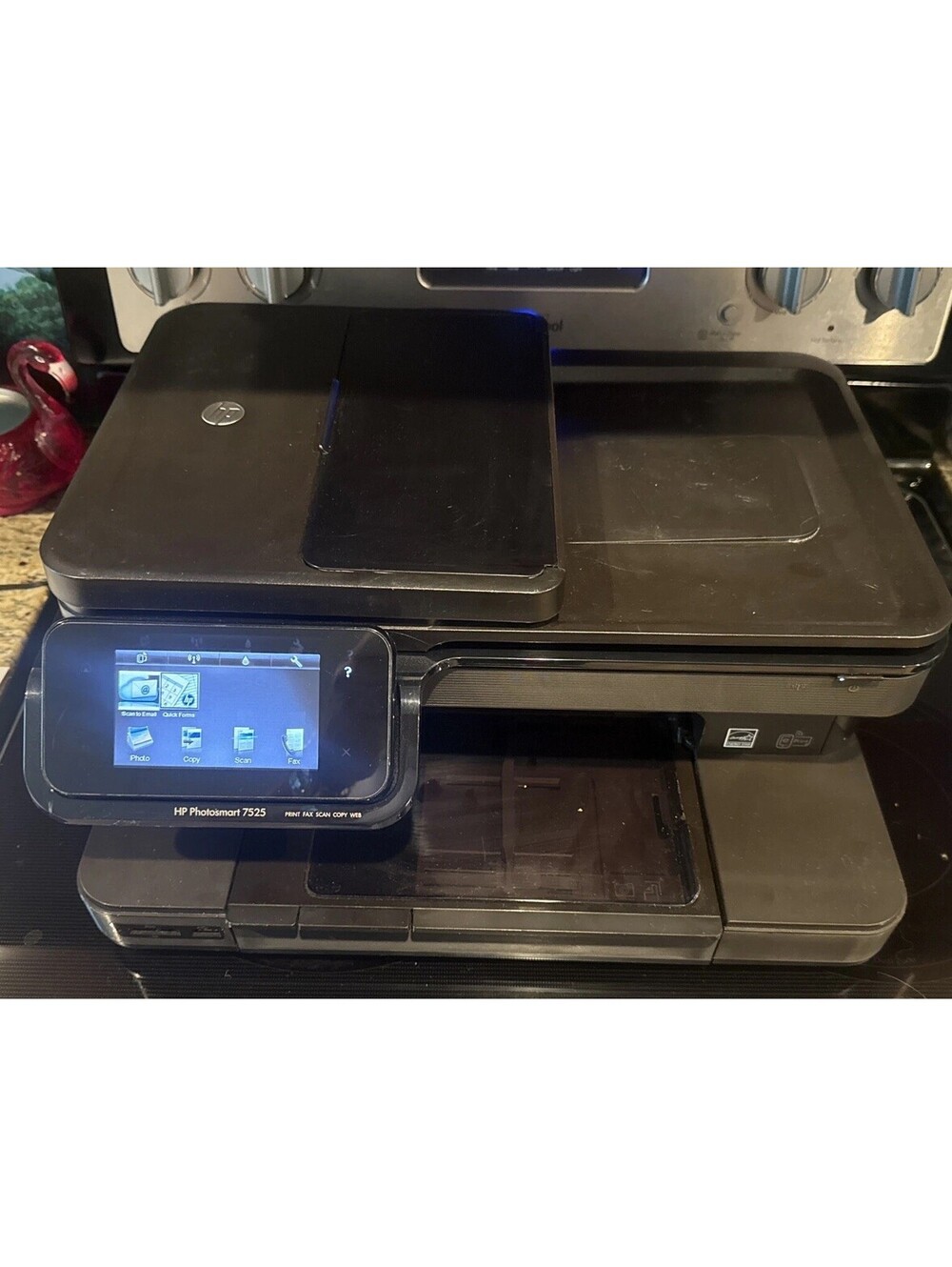 HP Photosmart 7525 All-In-One Photo Inkjet Printer / Scanner / Fax (Tested)
